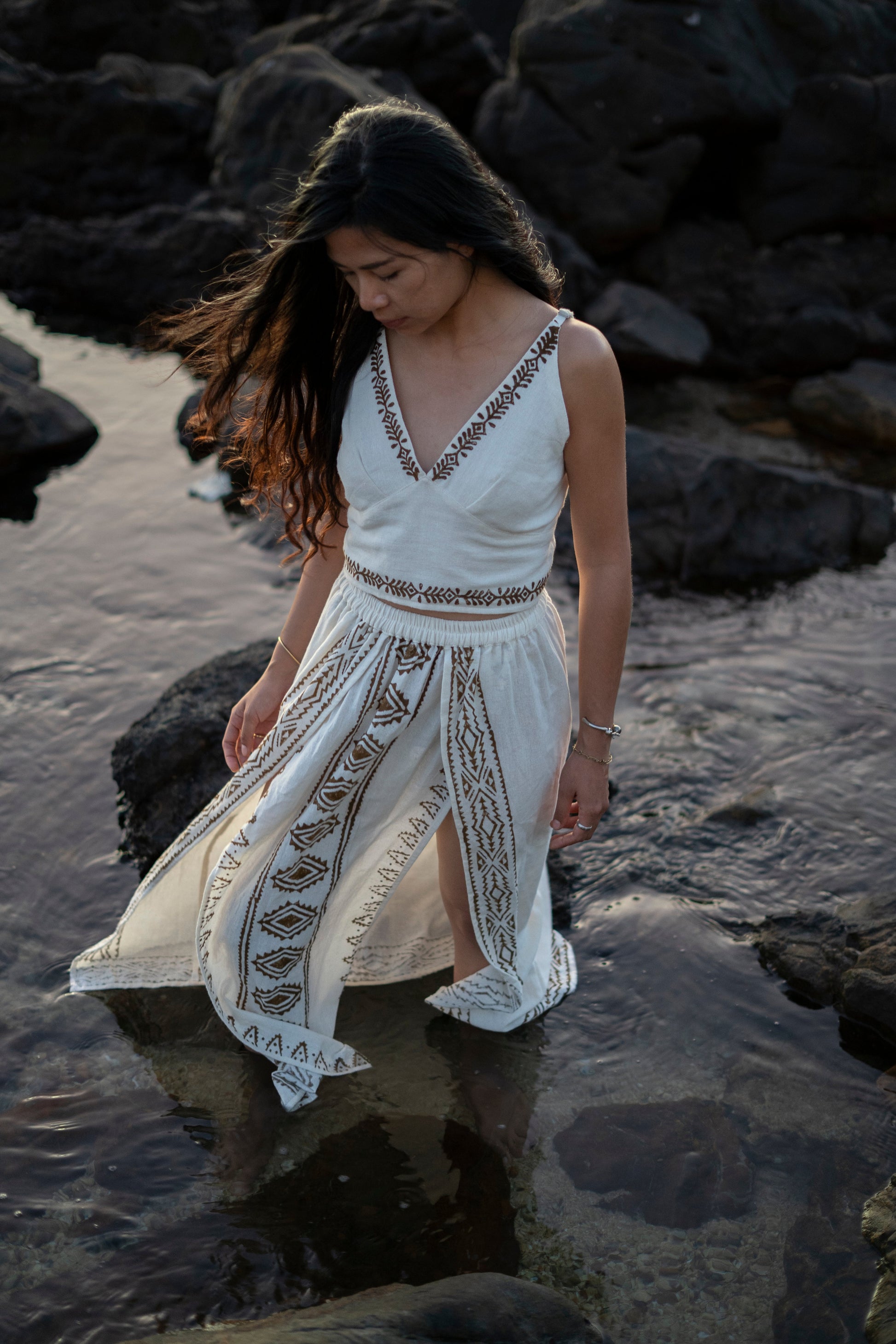 Godess Slit Skirt - Neverland Boutique