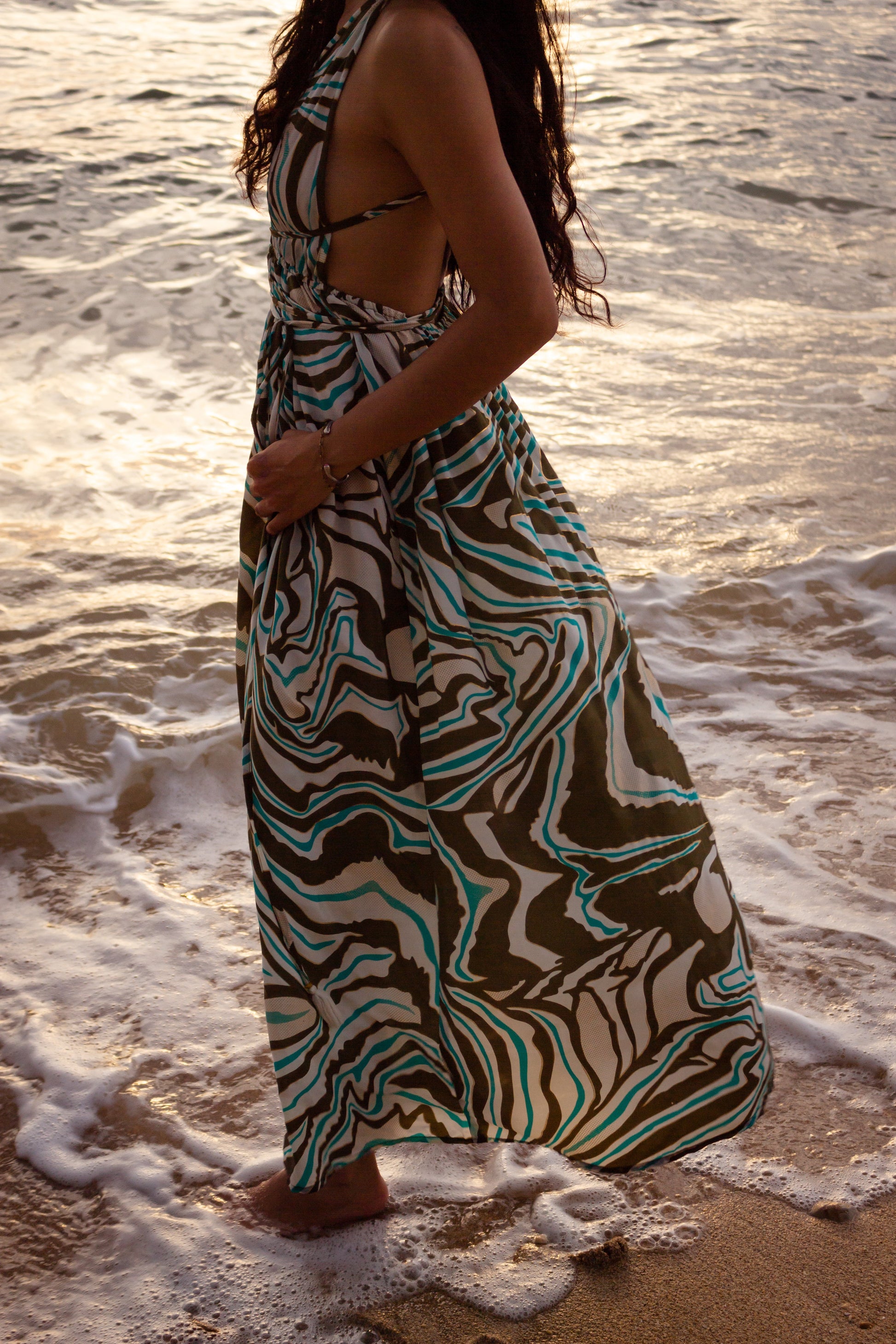 Magical Island Long Dress - Neverland Boutique