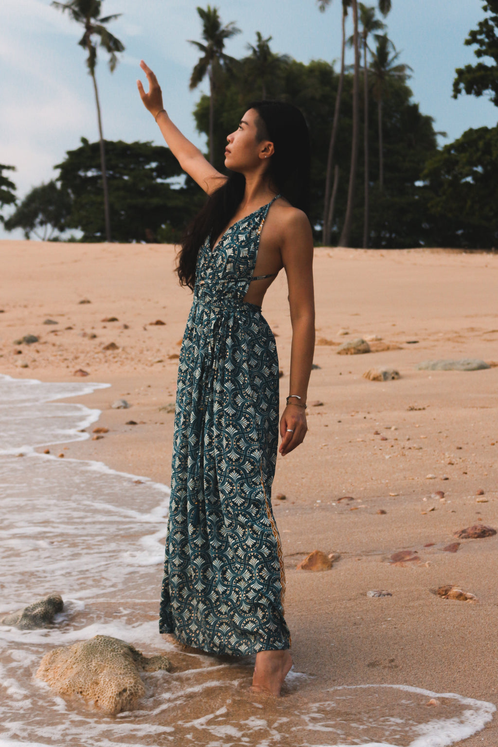 Magical Island Long Dress - Neverland Boutique