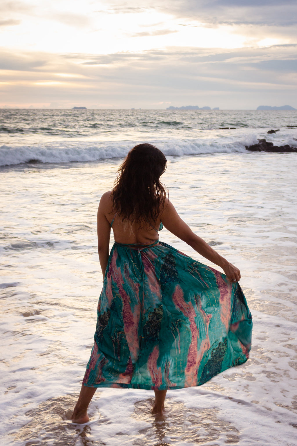 Magical Island Long Dress - Neverland Boutique