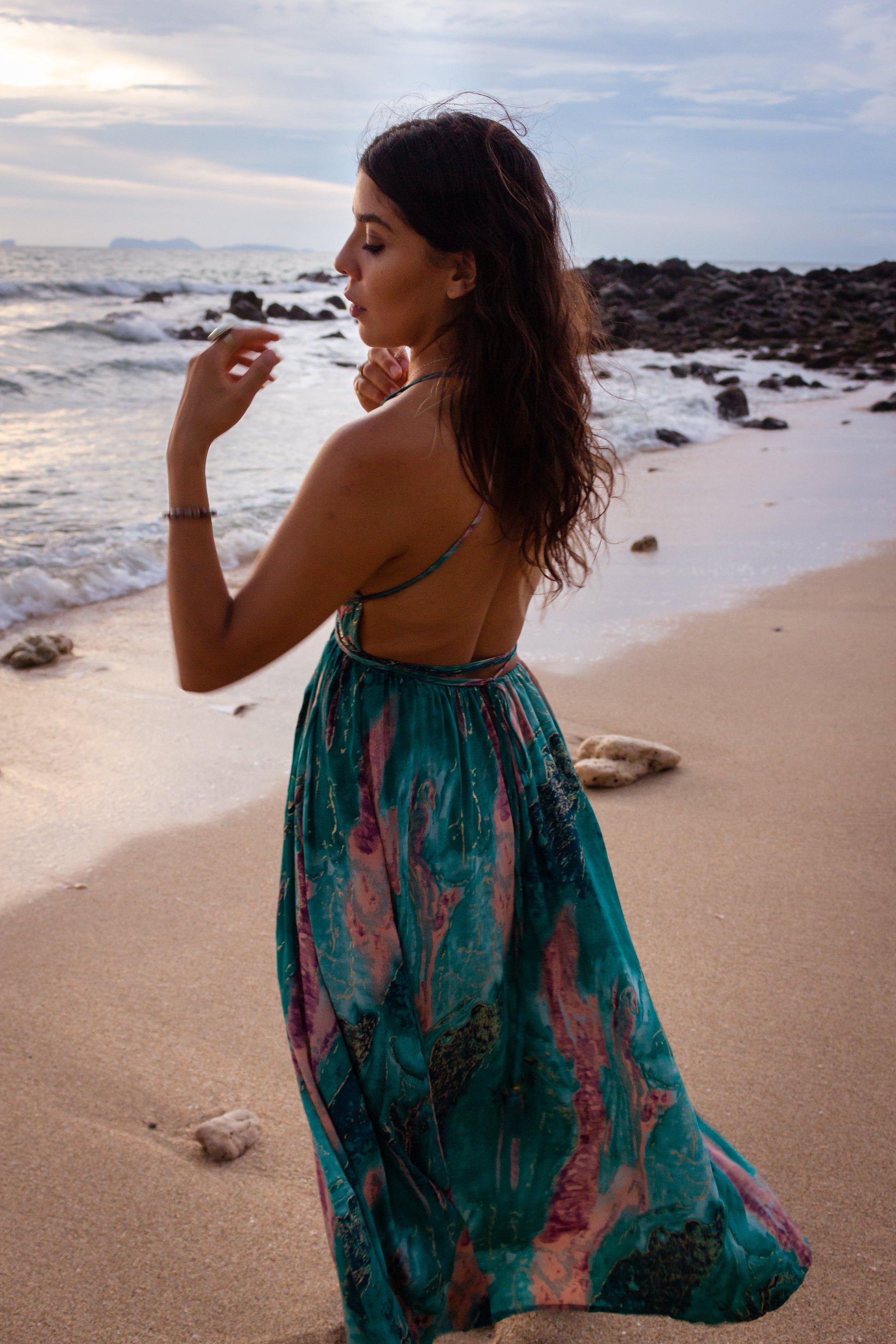 Magical Island Long Dress - Neverland Boutique
