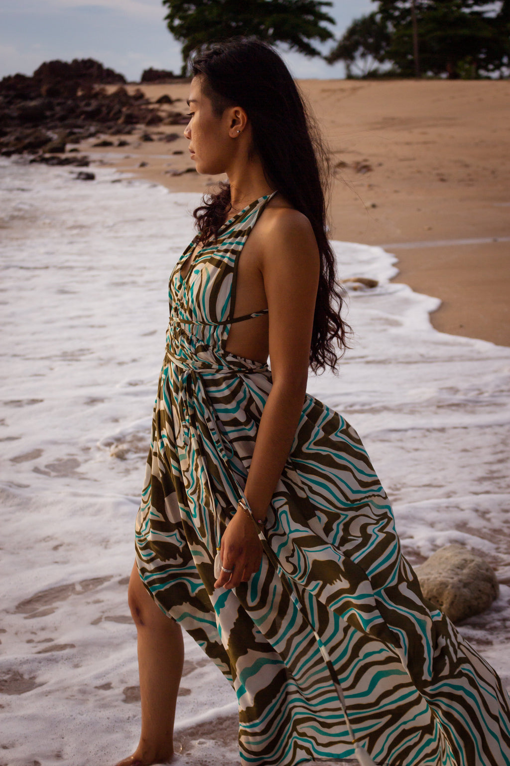 Magical Island Long Dress - Neverland Boutique