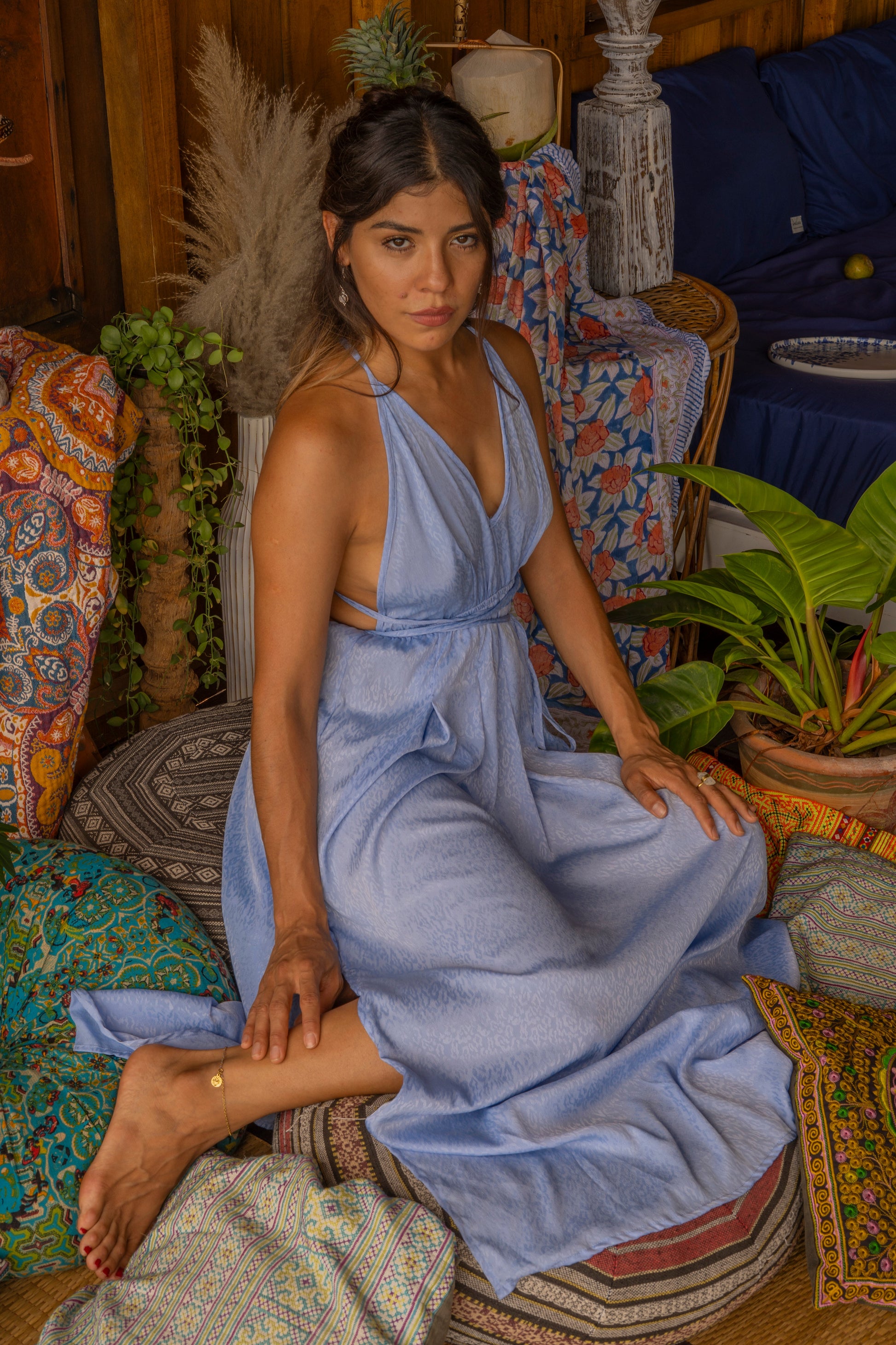 Magical Island Long Dress - Neverland Boutique