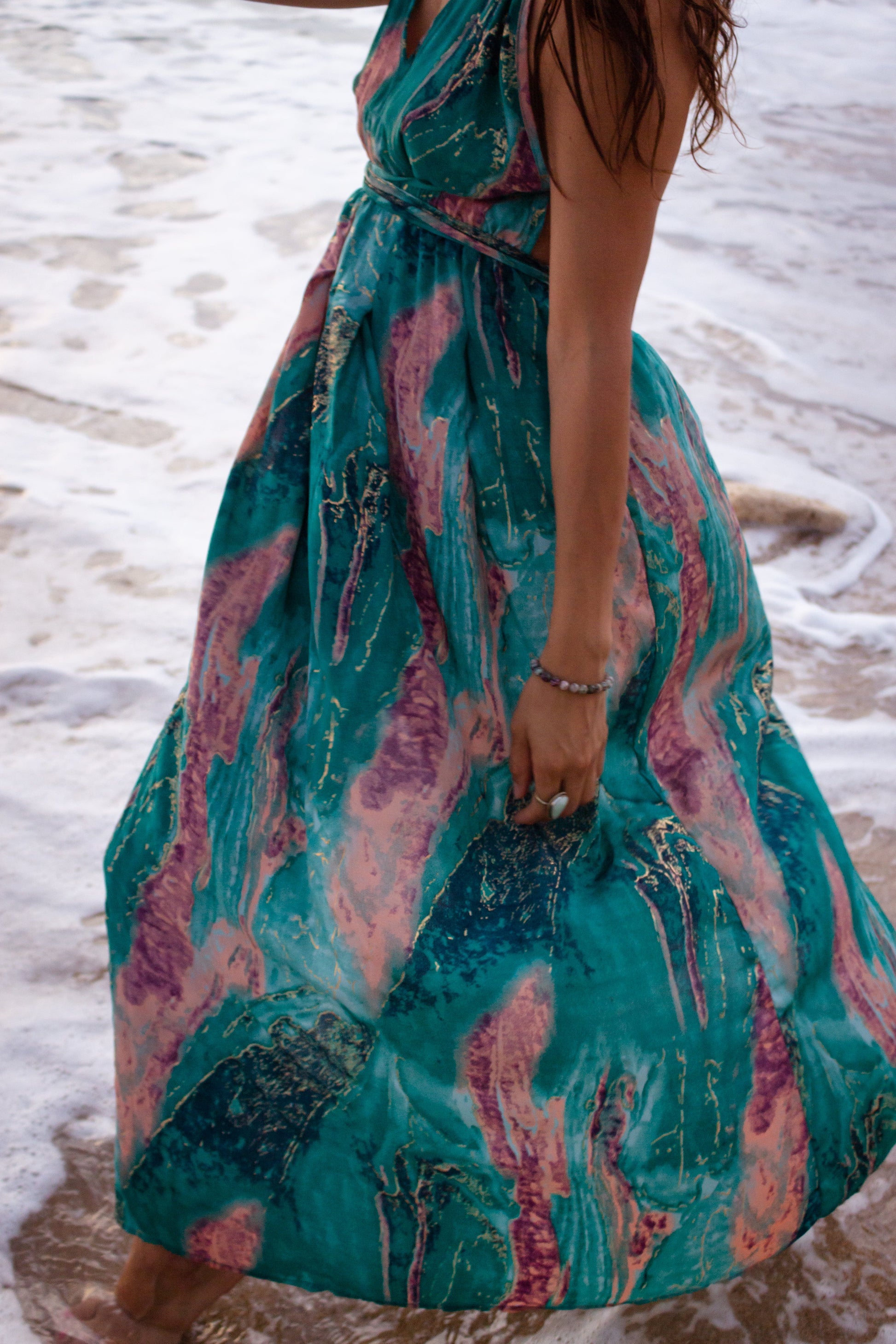 Magical Island Long Dress - Neverland Boutique