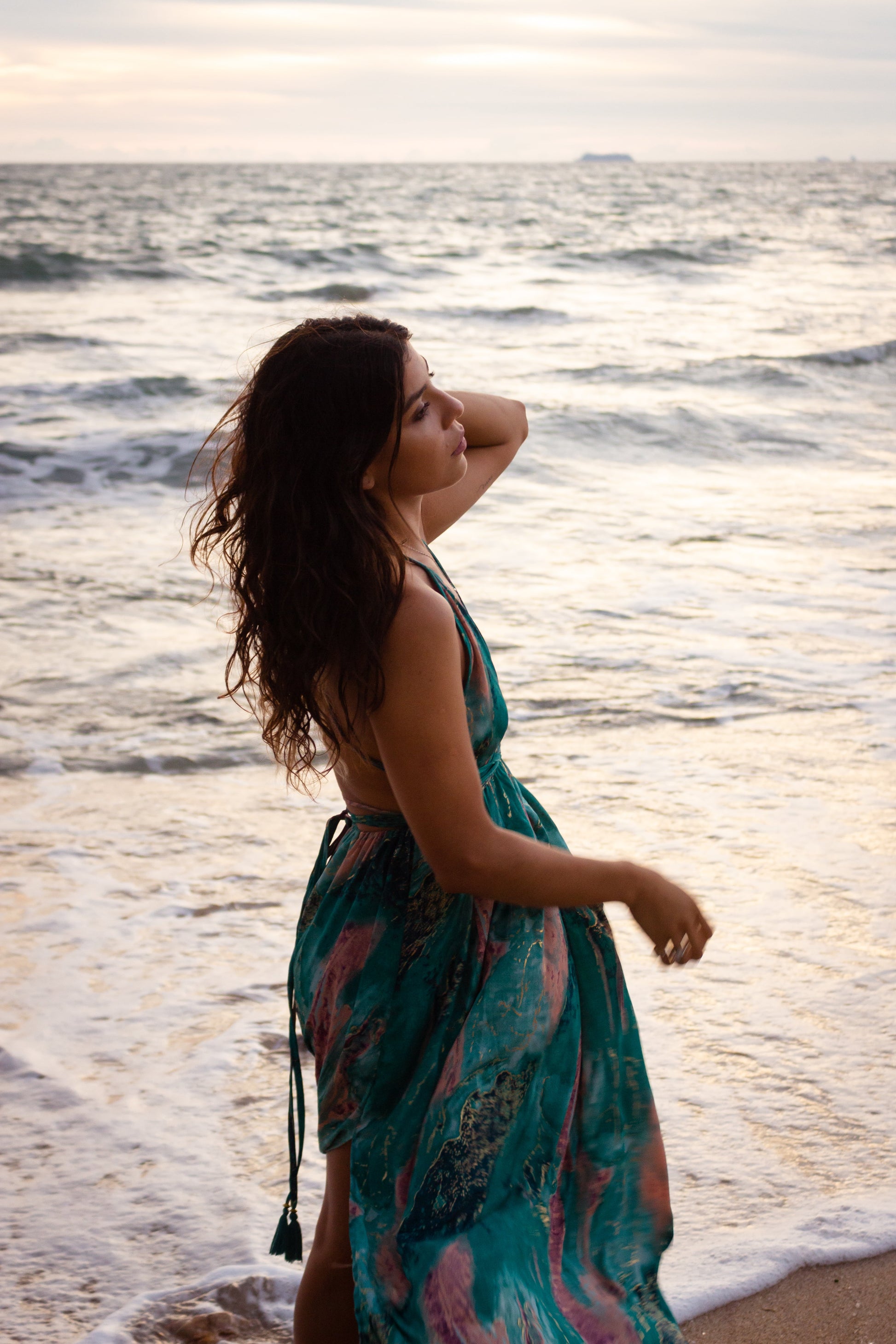 Magical Island Long Dress - Neverland Boutique