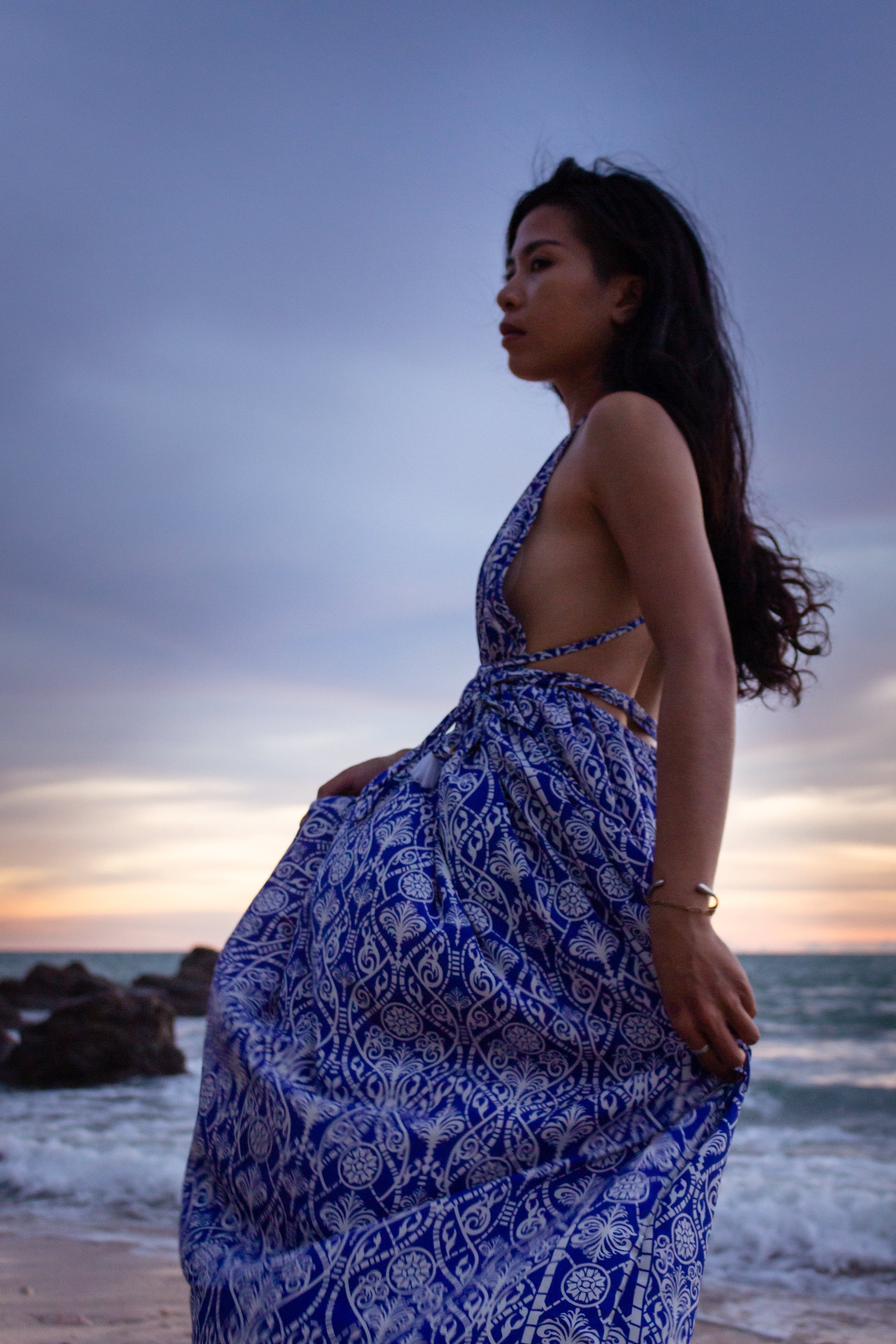 Magical Island Long Dress - Neverland Boutique