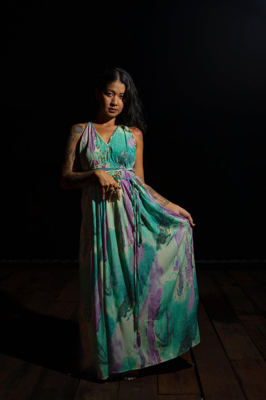 Magical Island Long Dress - Neverland Boutique
