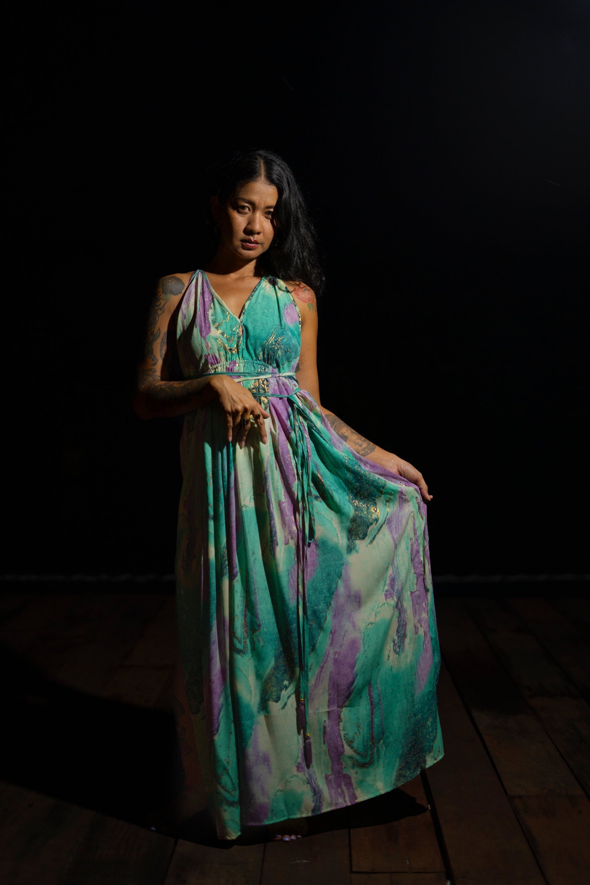Magical Island Long Dress - Neverland Boutique