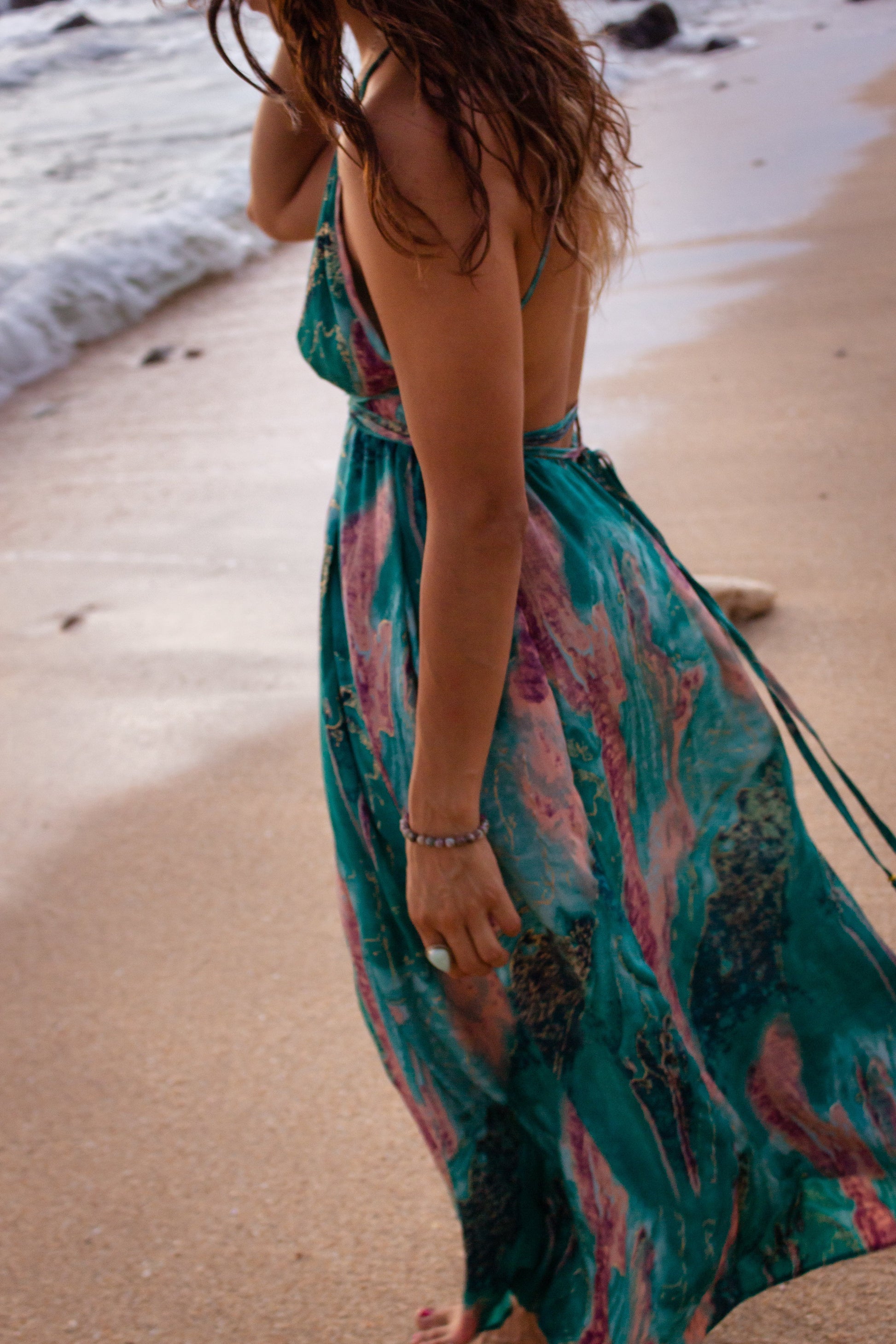 Magical Island Long Dress - Neverland Boutique