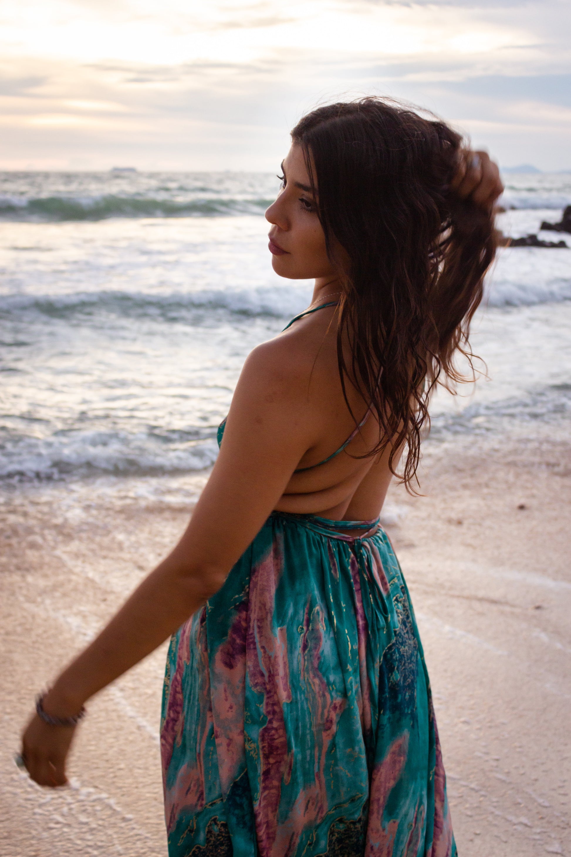 Magical Island Long Dress - Neverland Boutique