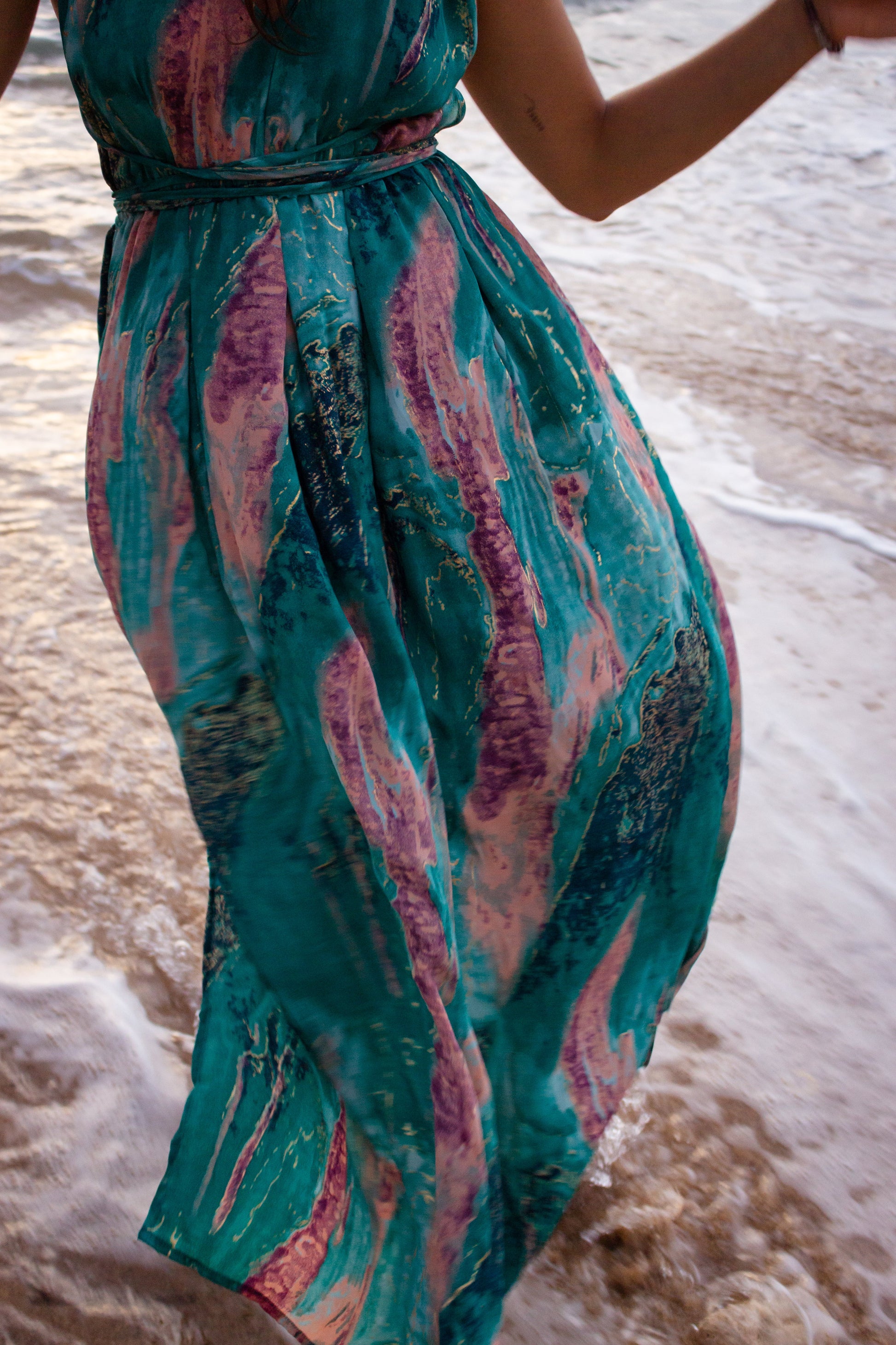 Magical Island Long Dress - Neverland Boutique