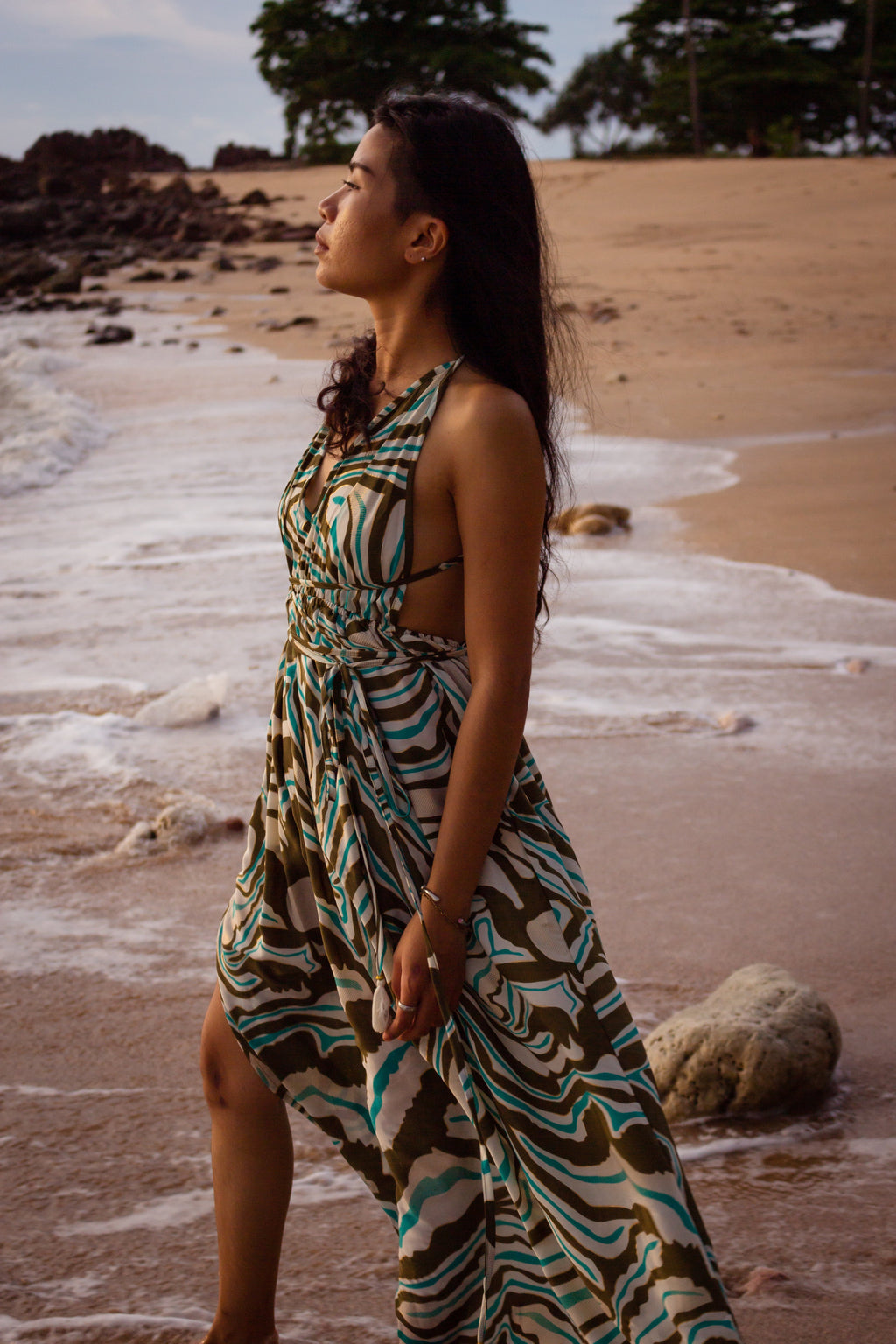Magical Island Long Dress - Neverland Boutique