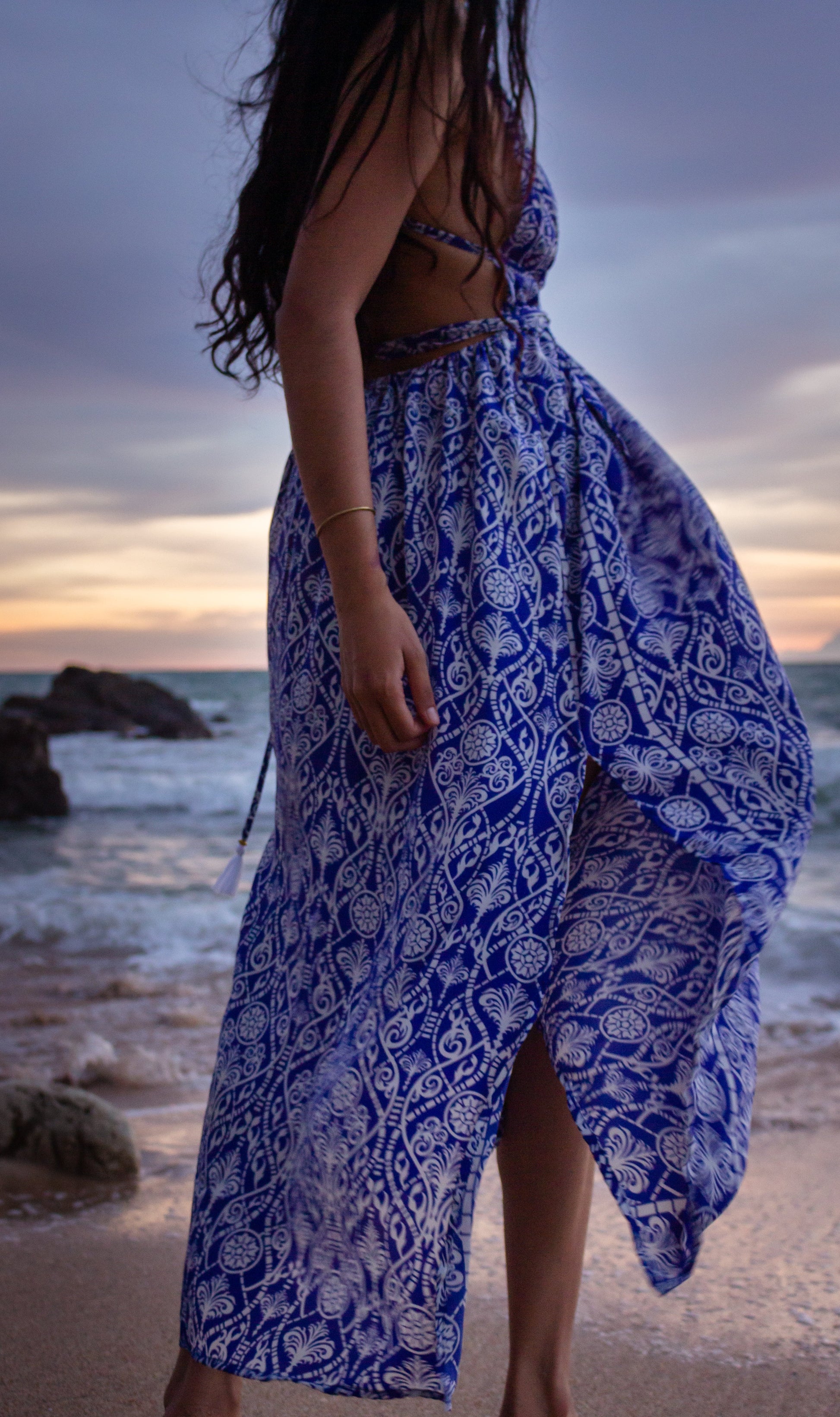 Magical Island Long Dress - Neverland Boutique