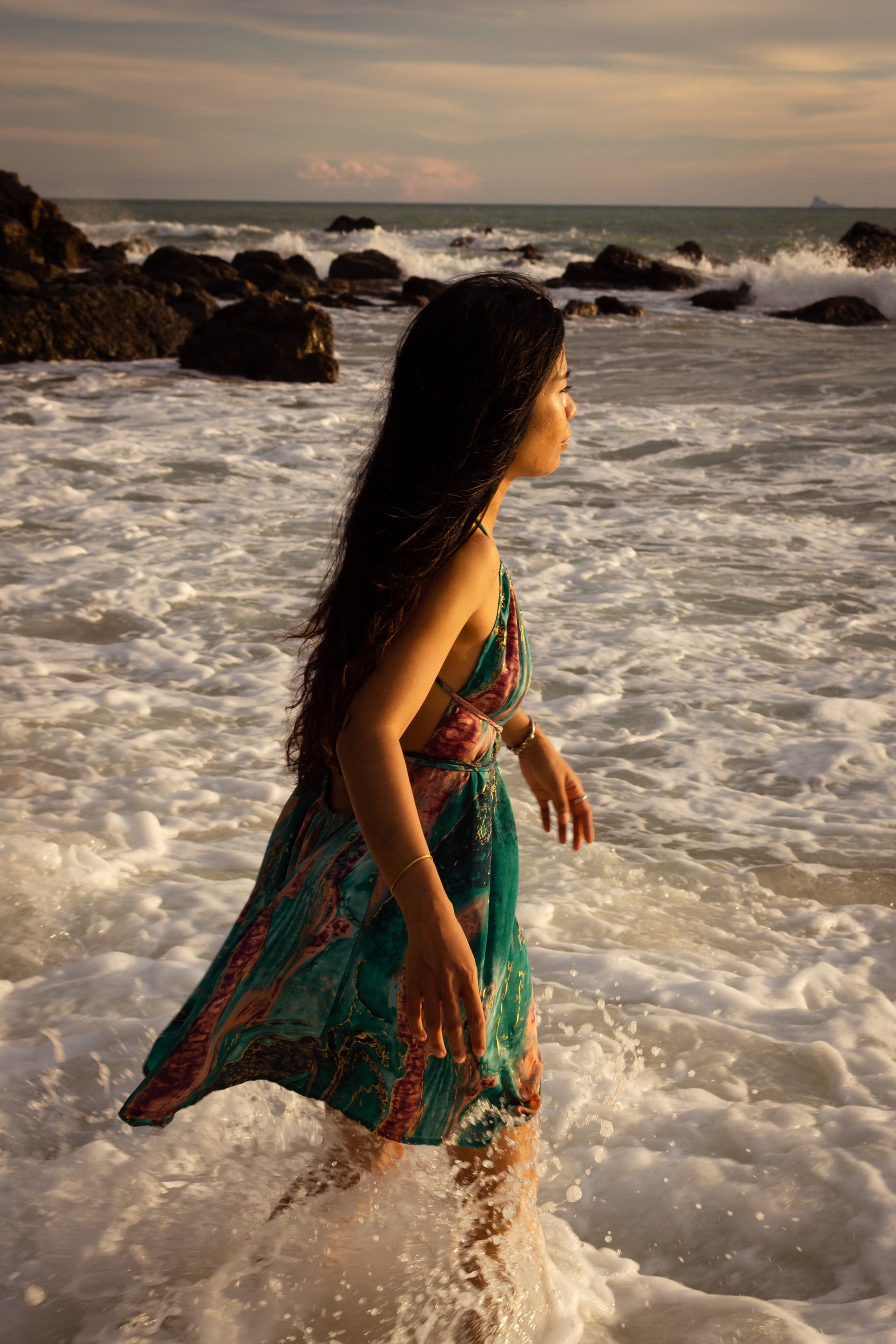 Magical Island Short Dress - Neverland Boutique