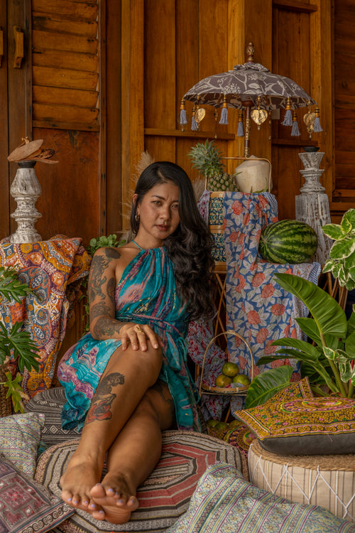 Magical Island Short Dress - Neverland Boutique
