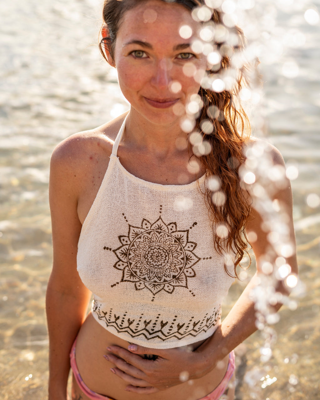 Mandala Crop Top - Neverland Boutique