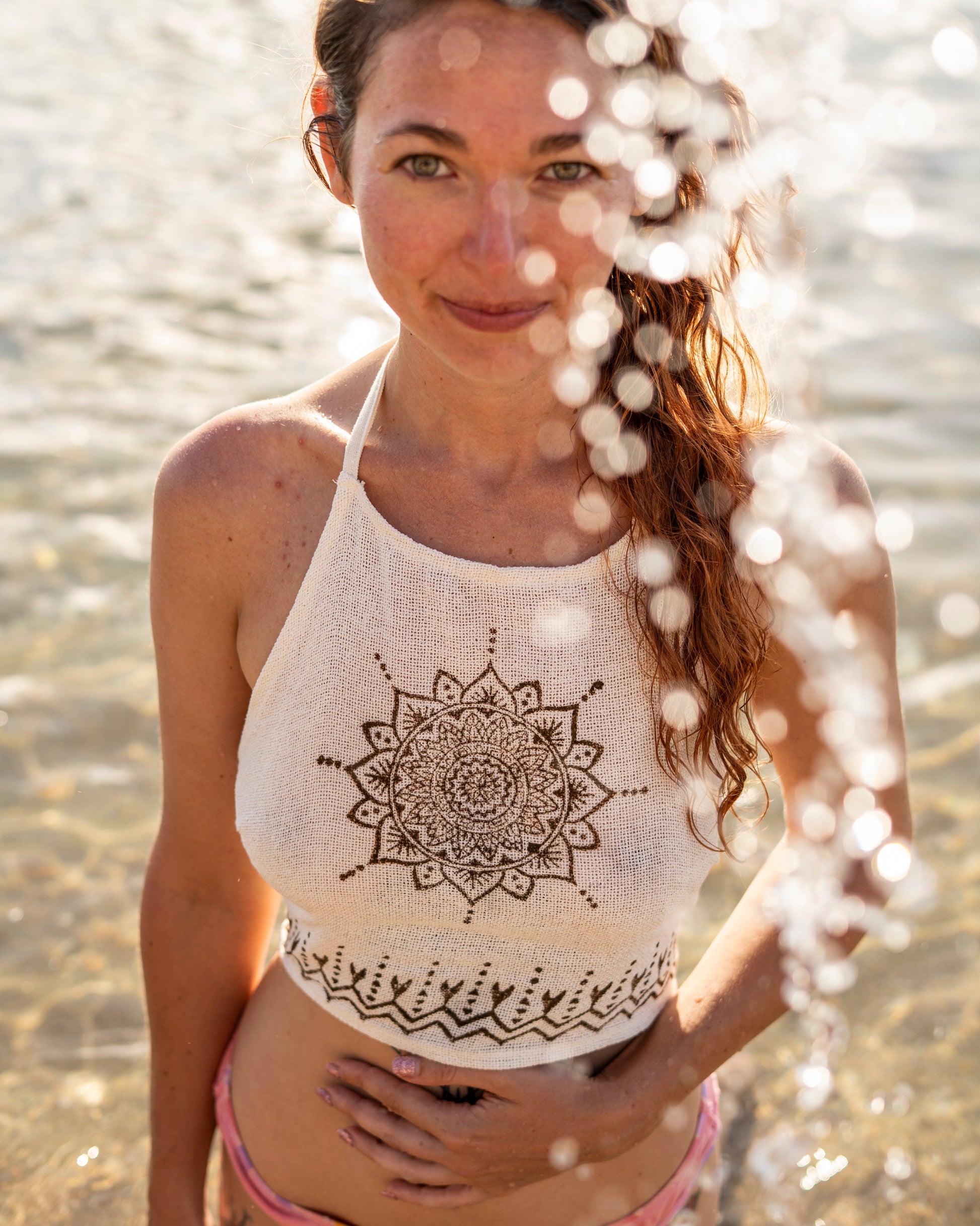 Mandala Crop Top - Neverland Boutique