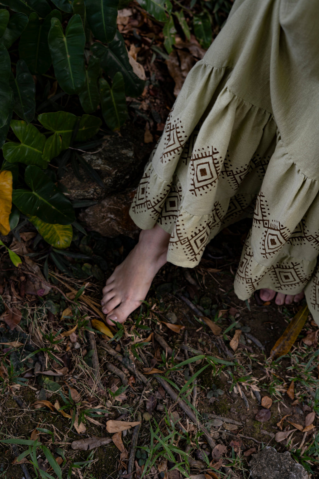 Rabi Long Cotton Maxi Dress - Neverland Boutique