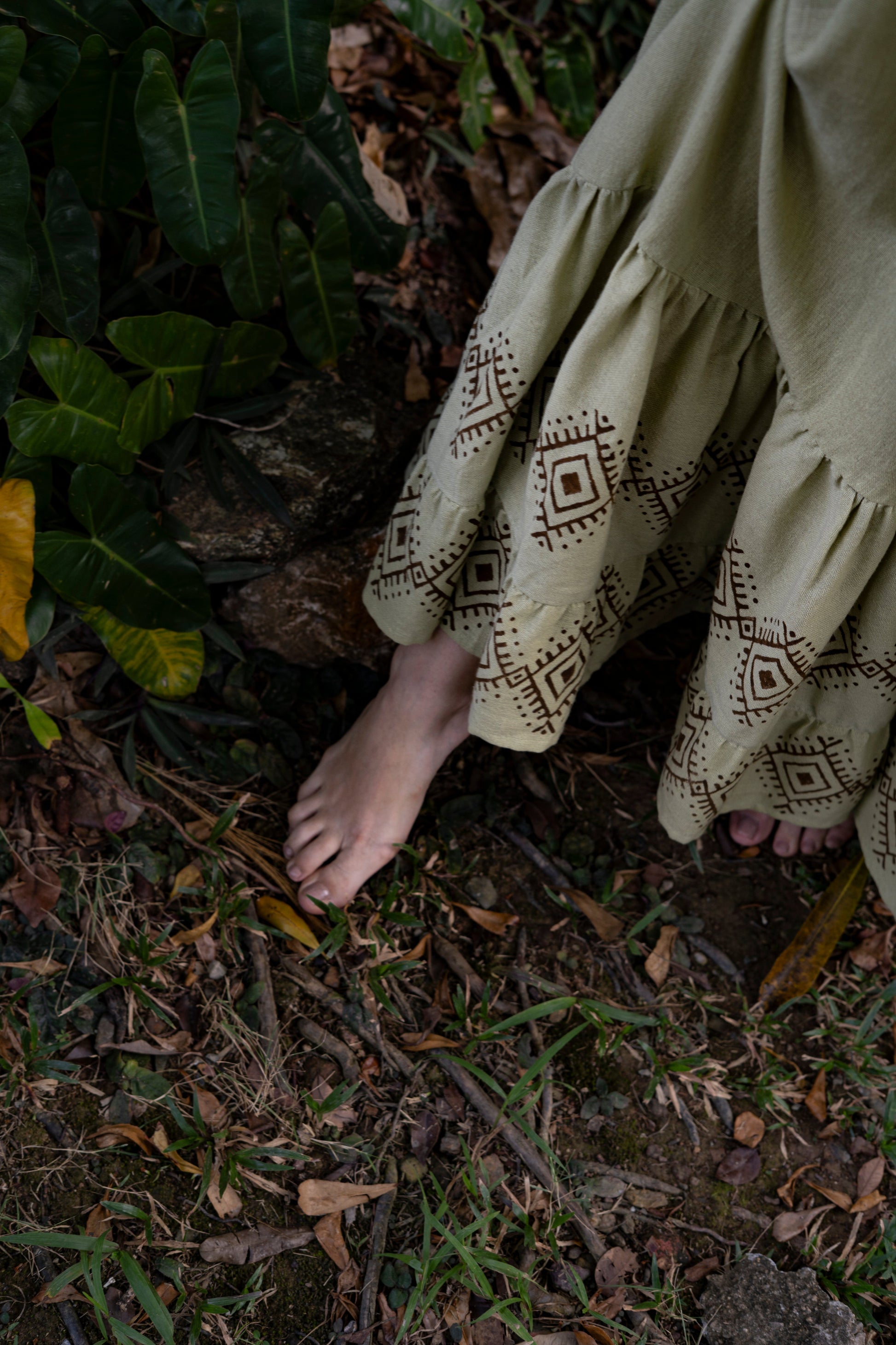 Rabi Long Cotton Maxi Dress - Neverland Boutique