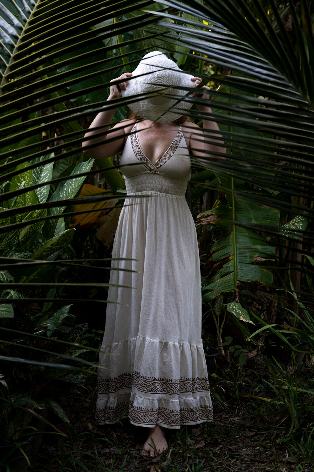 Rabi Long Cotton Maxi Dress - Neverland Boutique