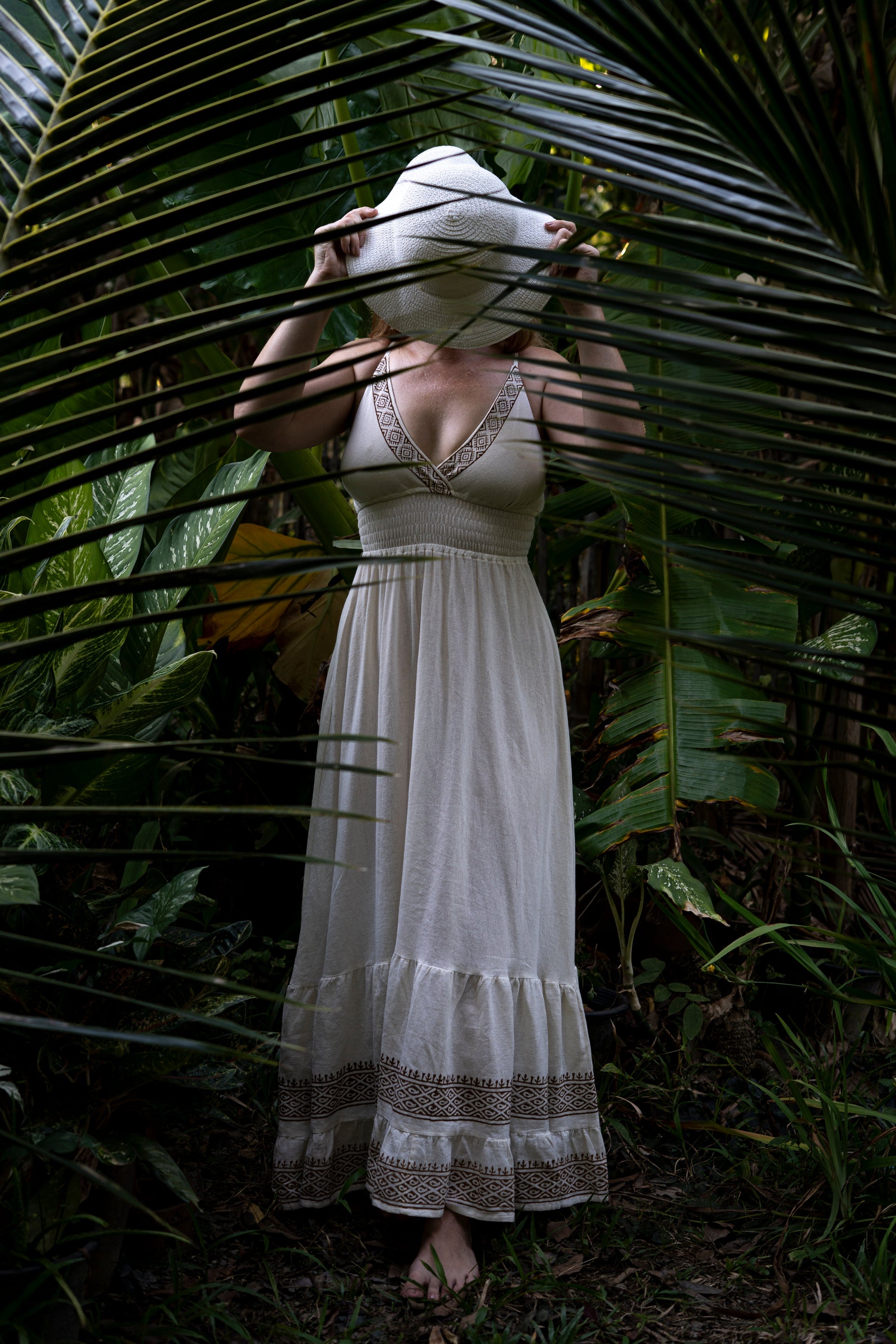 Rabi Long Cotton Maxi Dress - Neverland Boutique