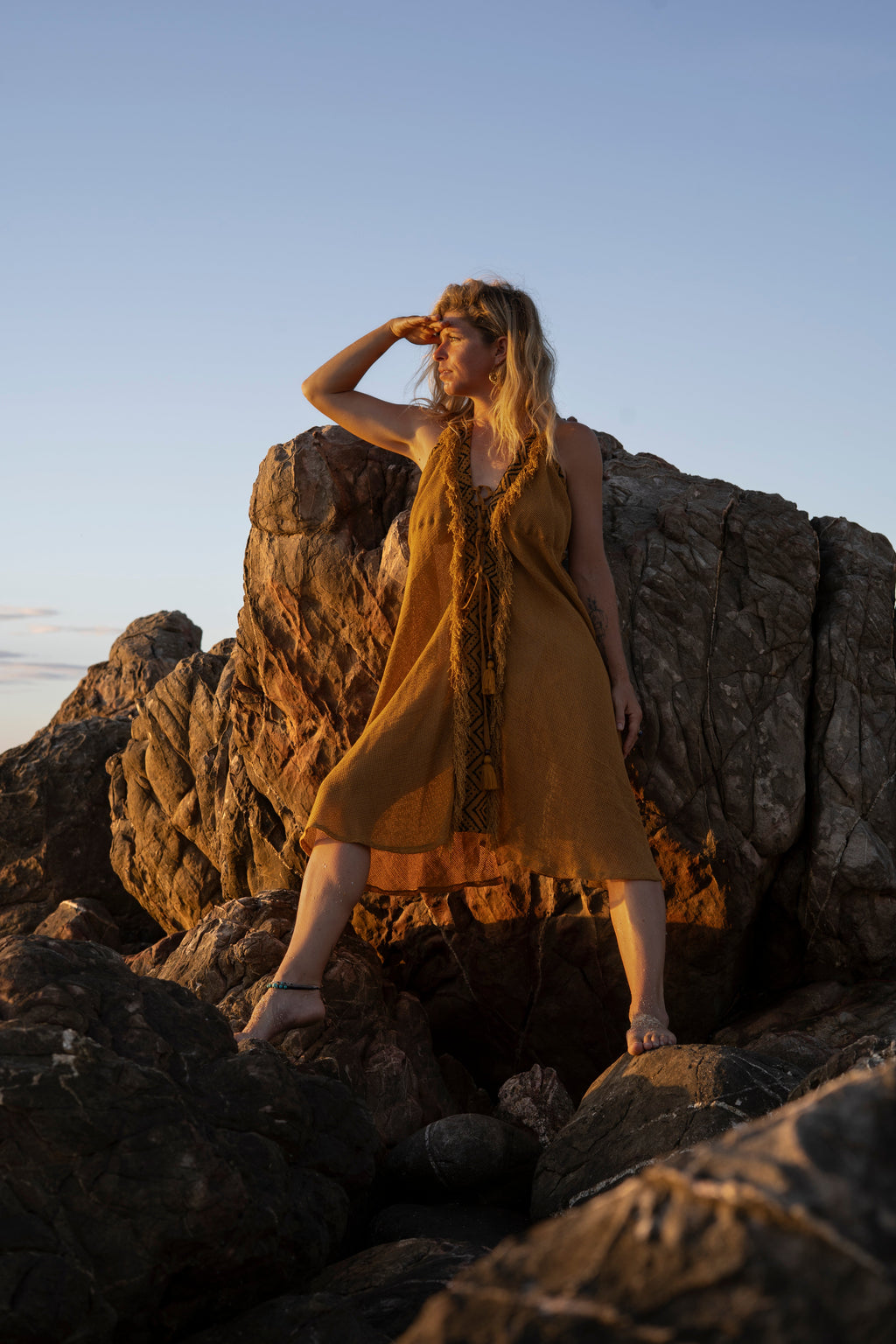 Zari Beach Tassle Midi Dress - Neverland Boutique