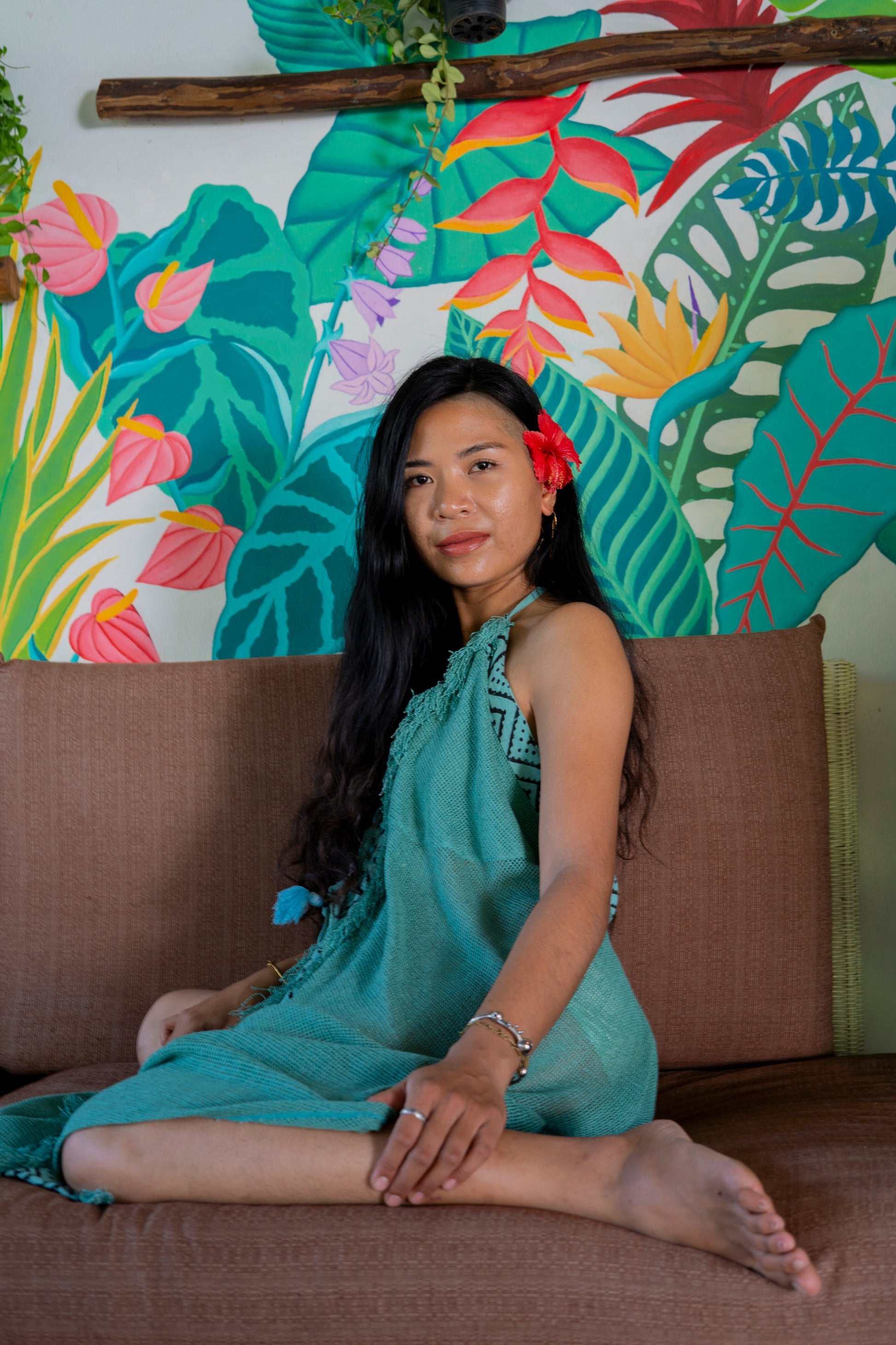 Zari Beach Tassle Midi Dress - Neverland Boutique